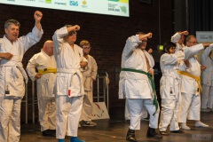 Die Teilnehmer der Päd-Ka Karateka des Turnverein Ludweiler e.V. auf der InkluSaar 2024 in Dilligen