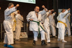 Die Teilnehmer der Päd-Ka Karateka des Turnverein Ludweiler e.V. auf der InkluSaar 2024 in Dilligen