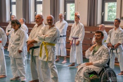 Inklusion im Päd-Ka Training: Hier kommen die anderen Karatekas zu uns.